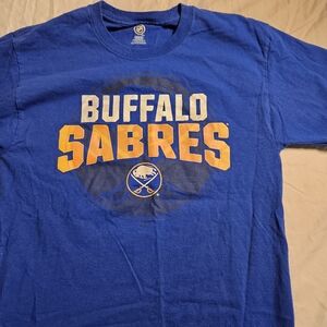 Buffalo Sabres NHL Men's T-Shirt Medium Blue Hockey Short Sleeve Fan Apparel